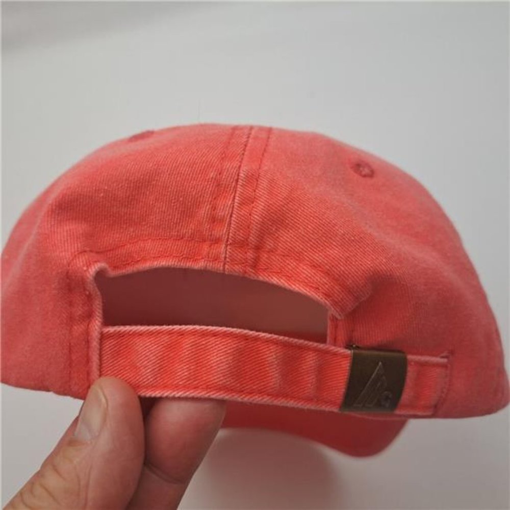 Faith Over Fear Women's Hat Cap Religious Cotton Pink Embroidered Ragged Patch - Picture 5 of 5